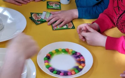 Uczniowie z ZSZiO w naszym przedszkolu (ul. Przemysłowa)