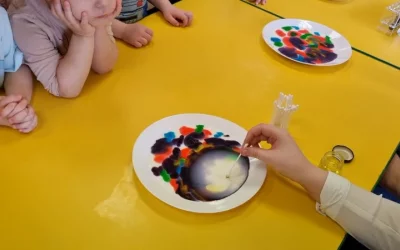 Uczniowie z ZSZiO w naszym przedszkolu (ul. Przemysłowa)