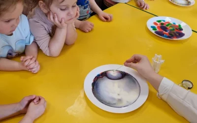 Uczniowie z ZSZiO w naszym przedszkolu (ul. Przemysłowa)