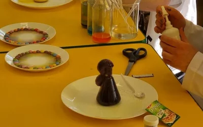 Uczniowie z ZSZiO w naszym przedszkolu (ul. Przemysłowa)