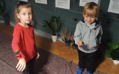 Smerfy na Wystawie Żywych Motyli