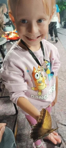 Smerfy na Wystawie Żywych Motyli