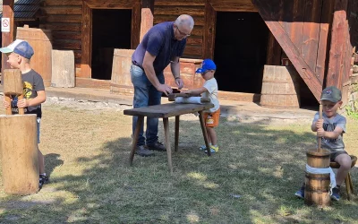 Motylki zwiedzają Zagrodę Sitarską