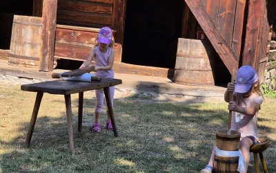 Motylki zwiedzają Zagrodę Sitarską