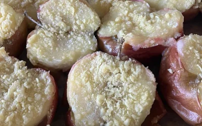 Jabłuszka zapiekane z kruszonką