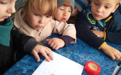 "Smerfy" - wizyta na poczcie