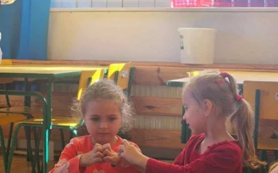 Zajęcia z logopedą w grupie "Skrzaty"