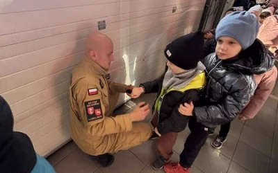 Zwiedzanie Straży Pożarnej przez grupę „Liski”