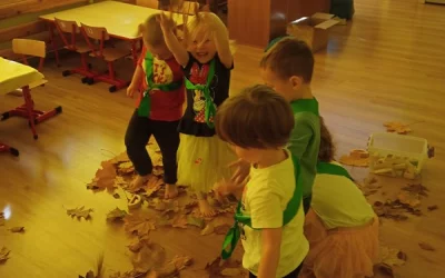 Zajęcia sensoryczne w grupie Smerfy