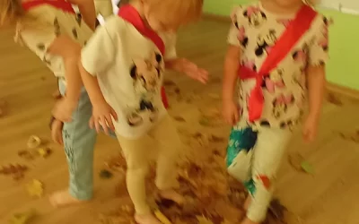 Zajęcia sensoryczne w grupie Smerfy