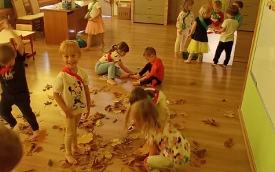 Zajęcia sensoryczne w grupie Smerfy