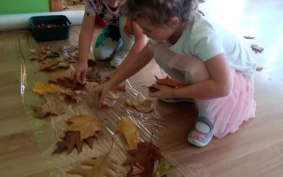 Zajęcia sensoryczne w grupie Smerfy