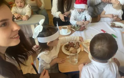 Warsztaty świąteczne w grupie "Sówki"