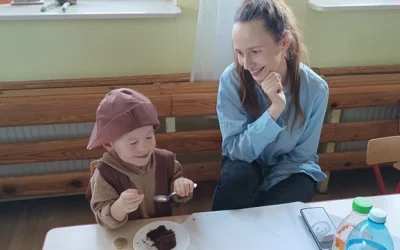 Jasełka w grupie Smerfy