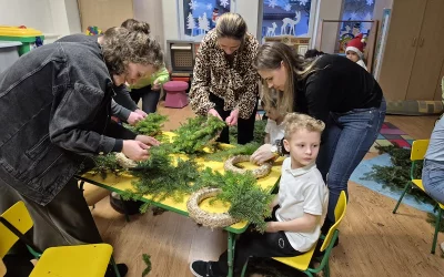 Warsztaty świąteczne w grupie Motylki