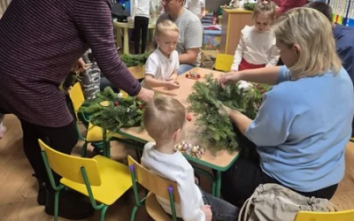 Warsztaty świąteczne w grupie Motylki