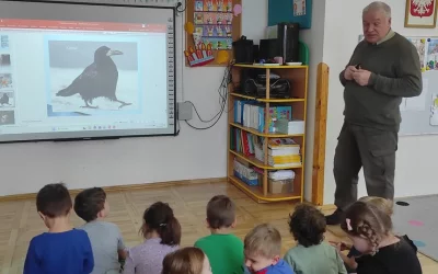 Spotkanie z panem leśniczym w grupie "Skrzaty"