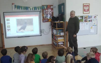 Spotkanie z panem leśniczym w grupie "Skrzaty"