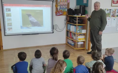 Spotkanie z panem leśniczym w grupie "Skrzaty"