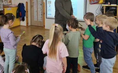 Spotkanie z panem leśniczym w grupie "Skrzaty"