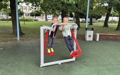 Motylki i Tygryski na siłowni