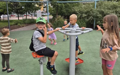 Motylki i Tygryski na siłowni
